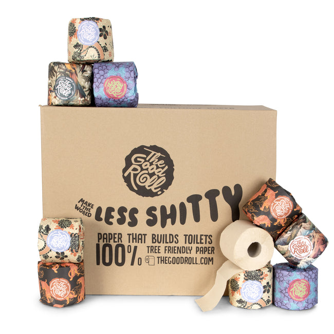 The Good Roll - Papier toilette tgr édition panda 2 couches 300 feuilles