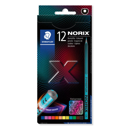 Staedtler - Crayon de couleur Norix set 12 couleurs | 10 pièces