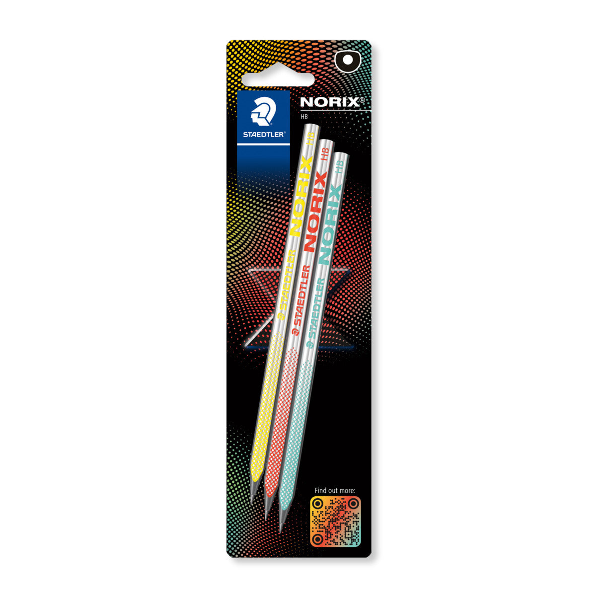 Staedtler - Crayon graphite norix blister 3 pièces hb