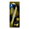 Staedtler - Crayon graphite norix blister 2 pcs hb noir jaune