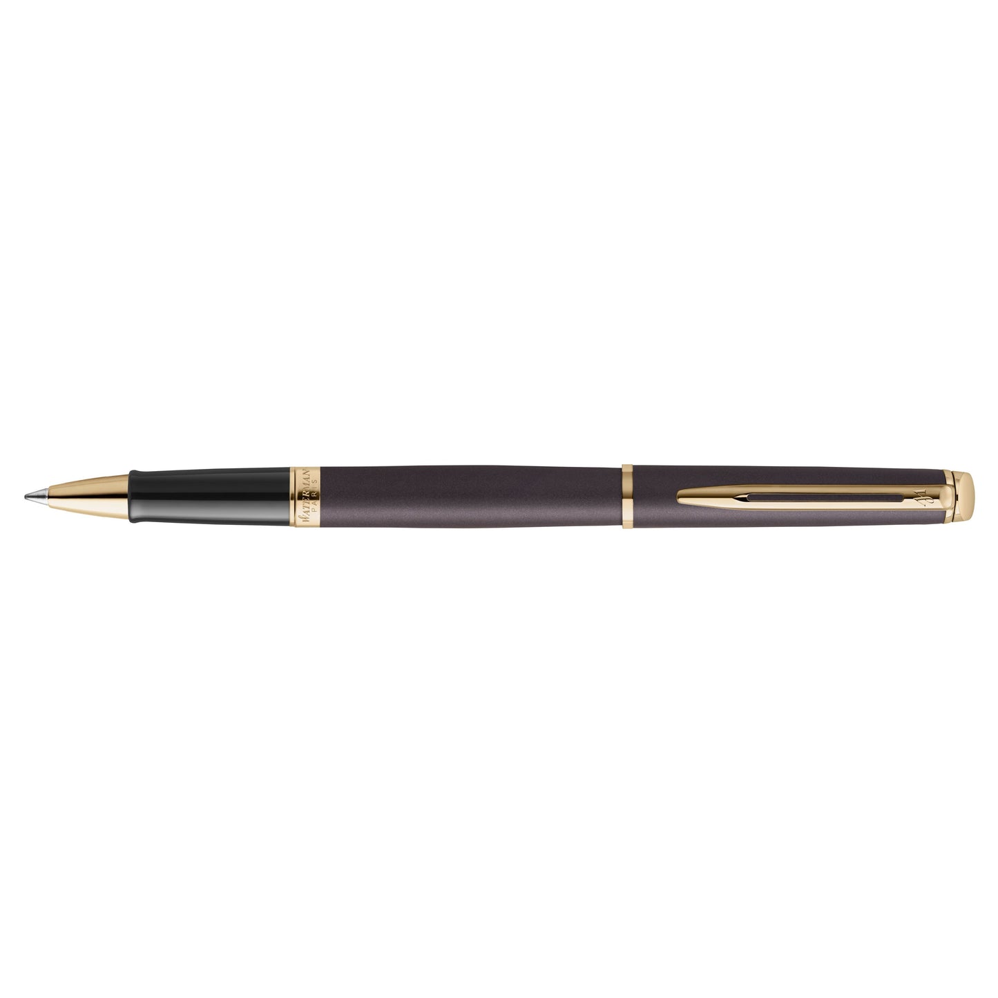 Waterman - Tintenroller Hemisp Fashion GT F MTL Schwarz