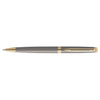 Waterman - Stylo bille hemisp fashion gt m gris métallisé