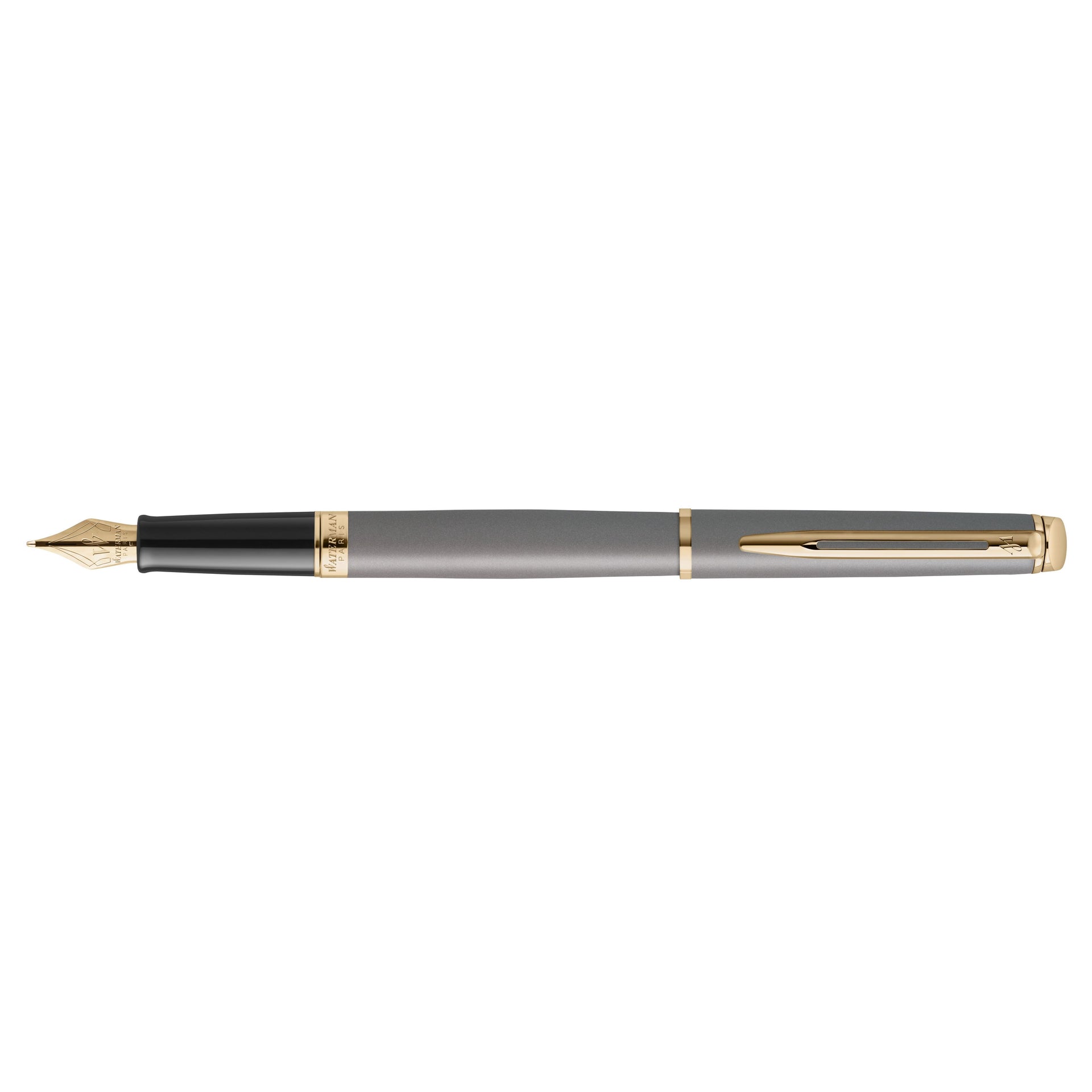 Waterman - Füllfederhalter Hemisp Fashion GT M Metallic-Grau