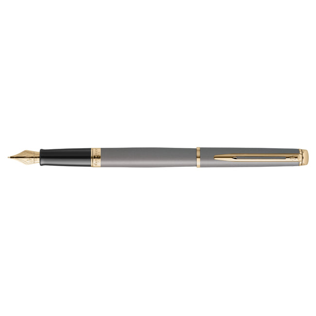 Waterman - Stylo plume hemisp fashion gt m gris métallisé