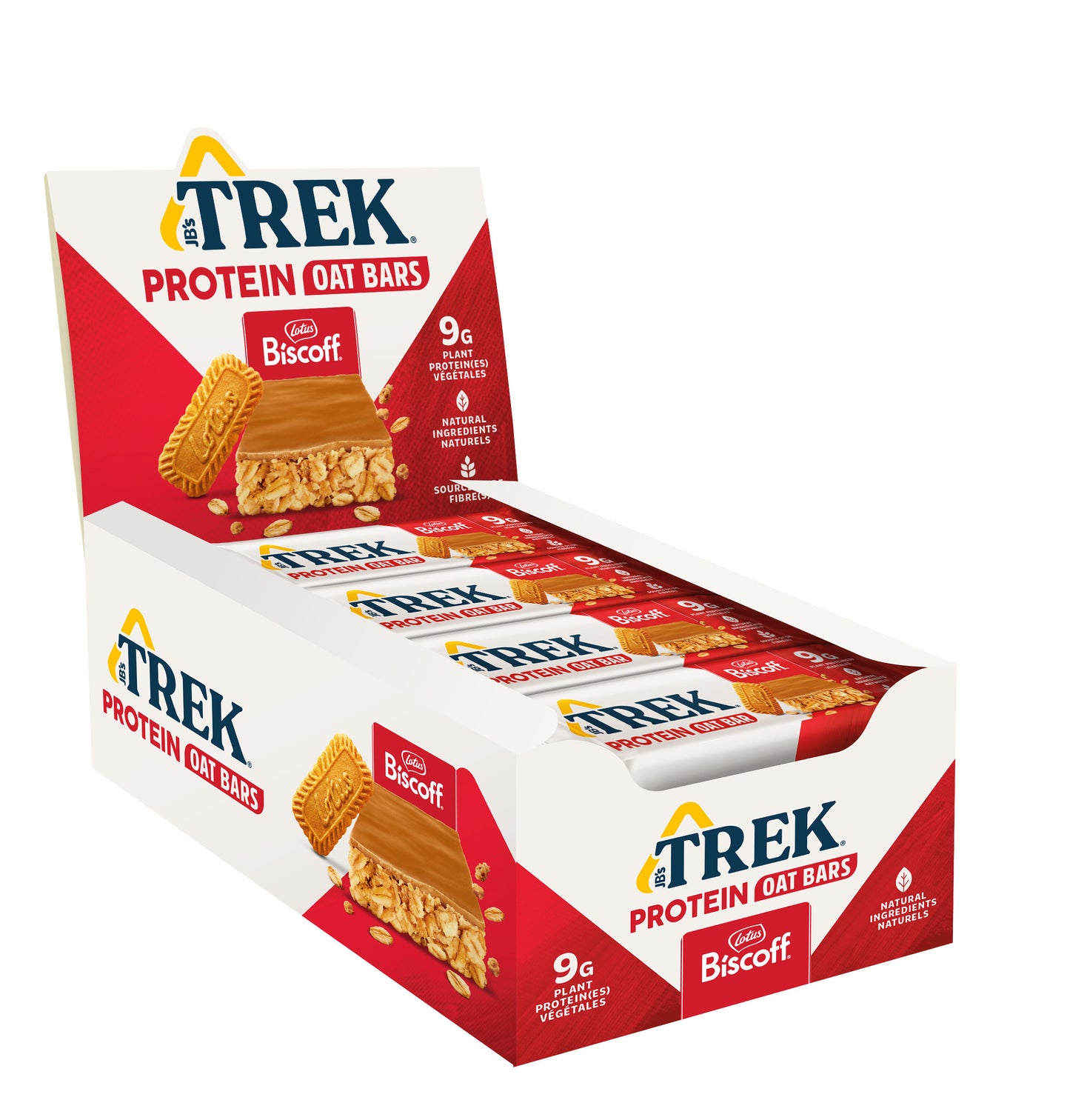 TREK - Proteinriegel Haferflocken Biscoff 50 Gramm