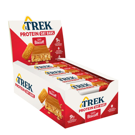 TREK - Barre protéinée à l'avoine Biscoff 50 grammes