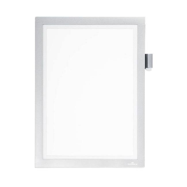 Durable -  Duraframe  magnetisch a4 note zilver