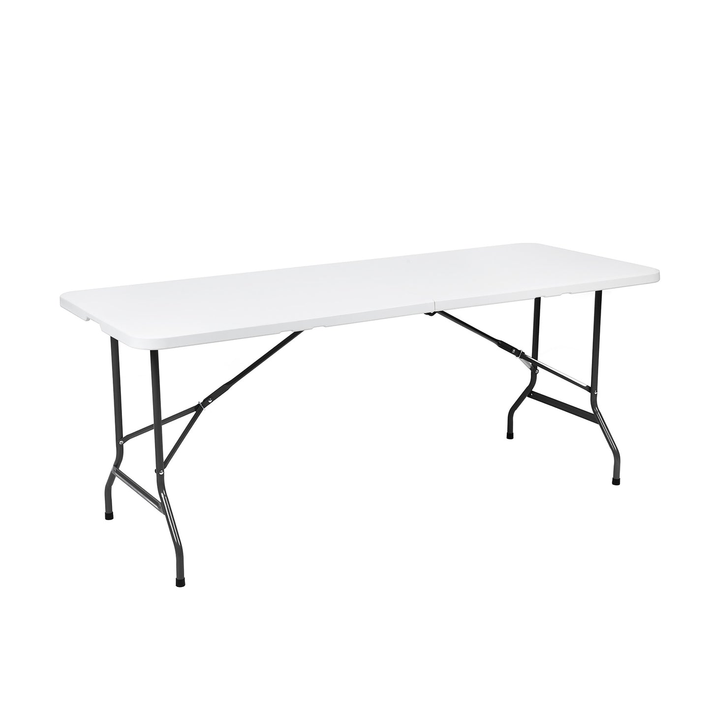 BRASQ - Table pliante 180x70x74cm ft180 blanc