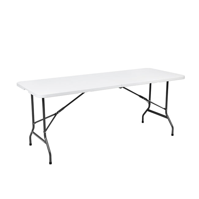 BRASQ - Table pliante 180x70x74cm ft180 blanc