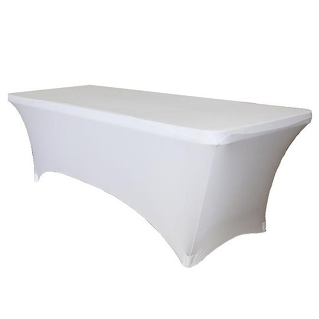 BRASQ - Jupe de table 183x76x74cm blanc