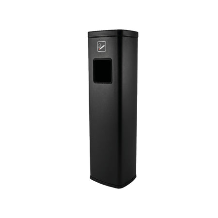 BRASQ - Poubelle avec cendrier 20 litres at400 noir