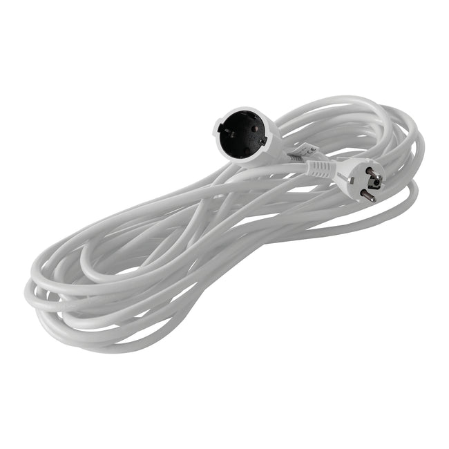 BRASQ - Verlängerungskabel 20m weiß | 4 Stück