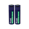 Trust - Batterie USB-C rechargeable AA 2 pièces