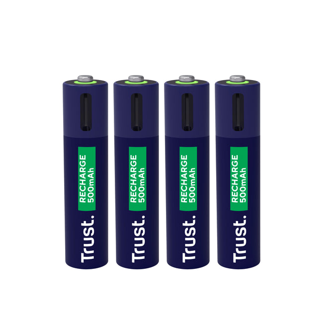 Trust - Akku USB-C wiederaufladbar AAA 4 Stück