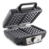 Tomado -  Wafelijzer voor 2 wafels zwart
