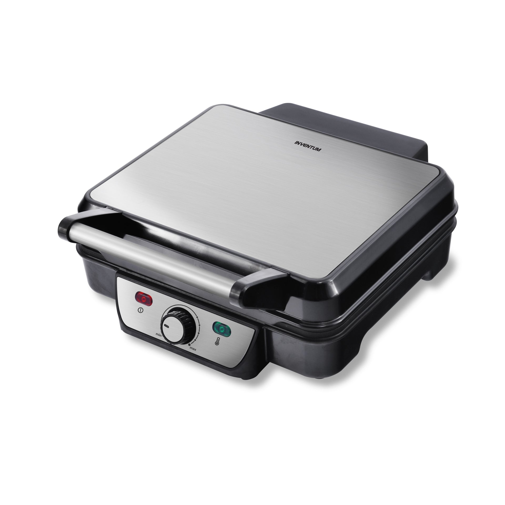 Inventum -  grill  1800 watt zwart rvs