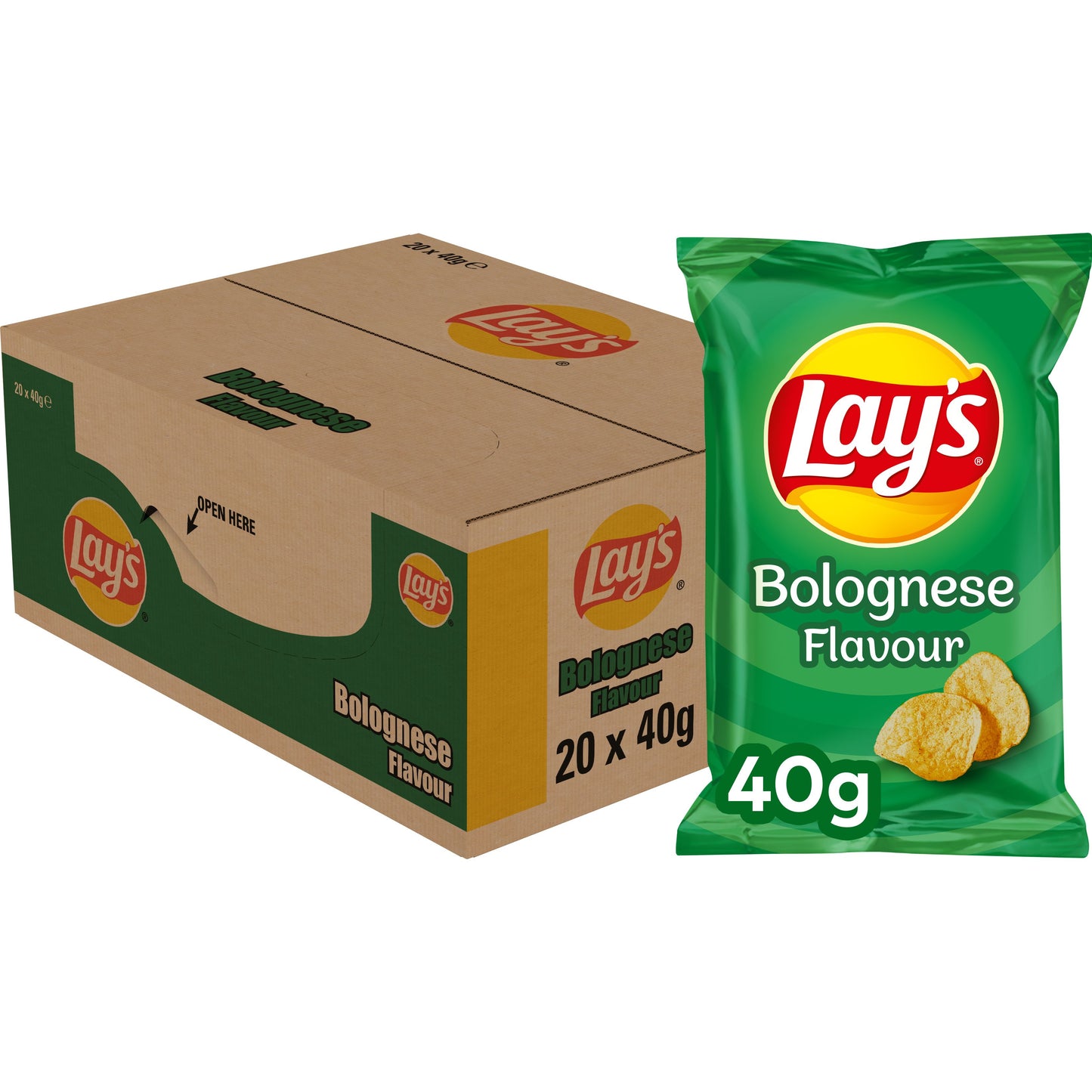 Lay's - Chips bolognaise sachet 40 grammes | 20 pièces