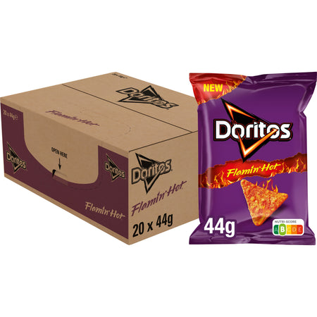 Doritos -  Chips  flamin hot zak 44gr