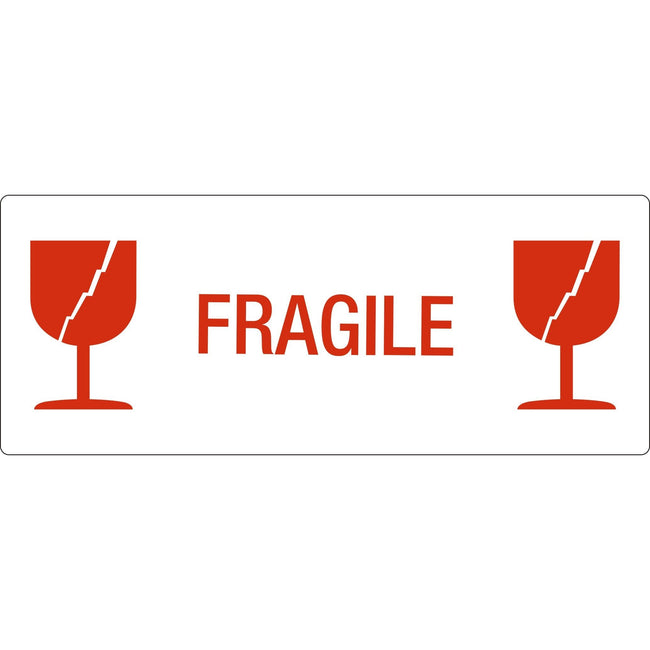 IEZZY - Etiquette d'avertissement fragile 500 pièces