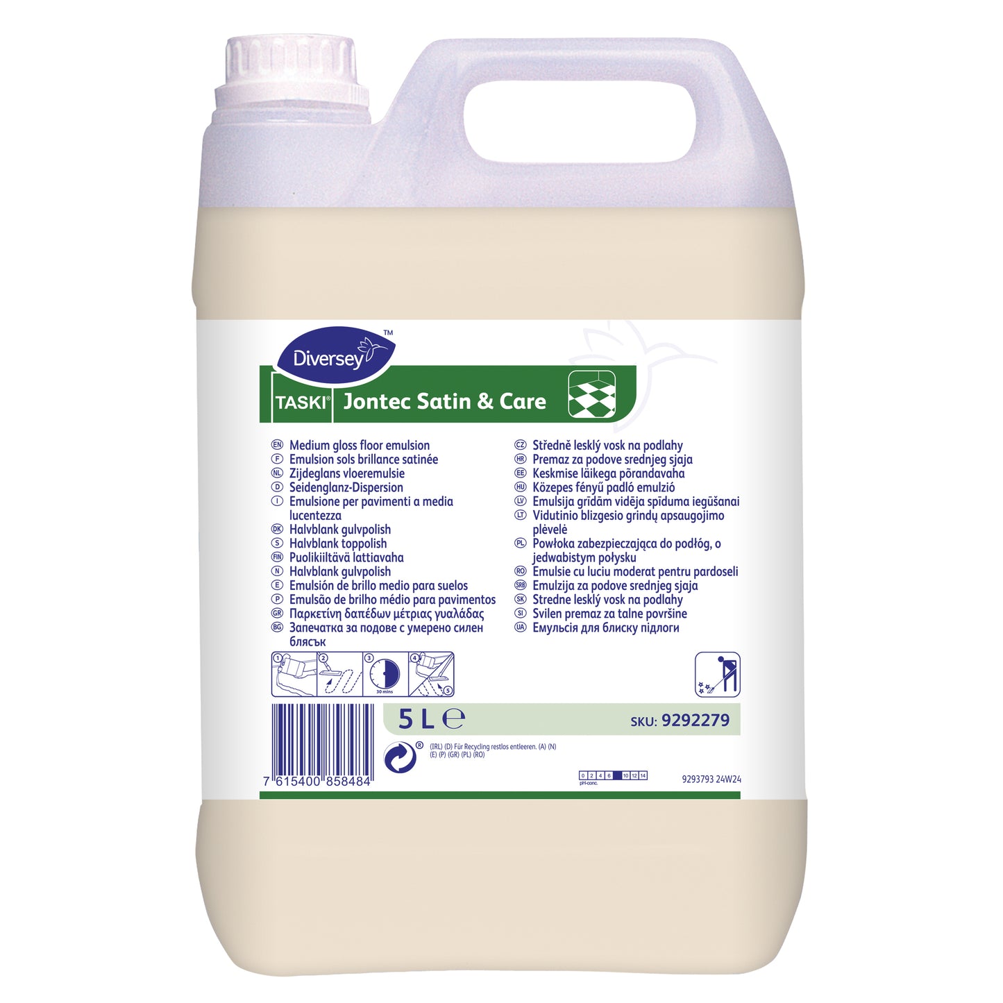 Taski - Bodenemulsion jontec satincare seidenglänzend 5l