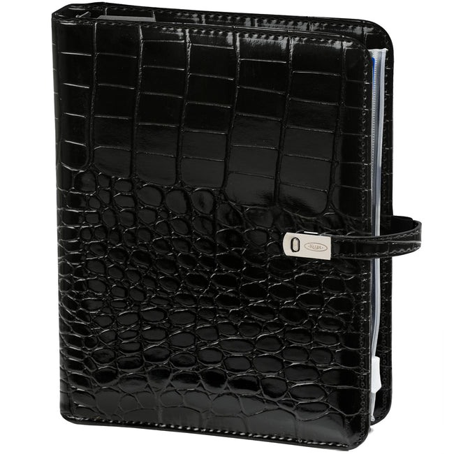 Kalpa -  Organizer  a5 + ag26-27 7d/2p croco zwart