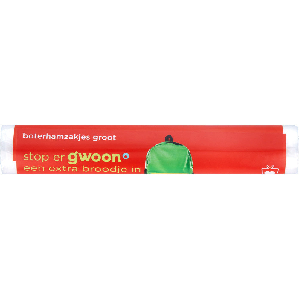 G'woon -  Boterhamzak gwoon 80 stuks