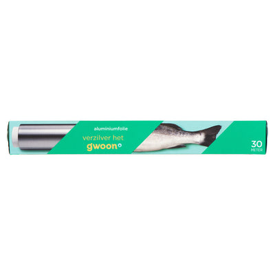 G'woon -  Aluminiumfolie gwoon 30 meter | 24 stuks