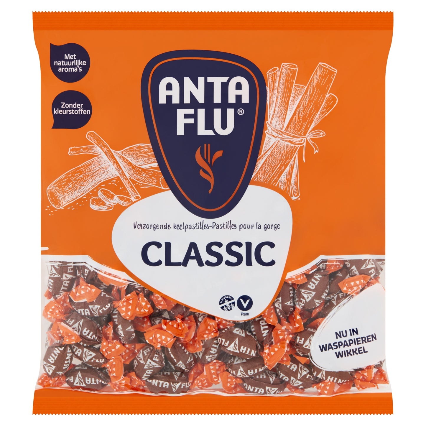 Anta Flu -  Keelpastilles  classic zak 1 kilogram | 5 stuks