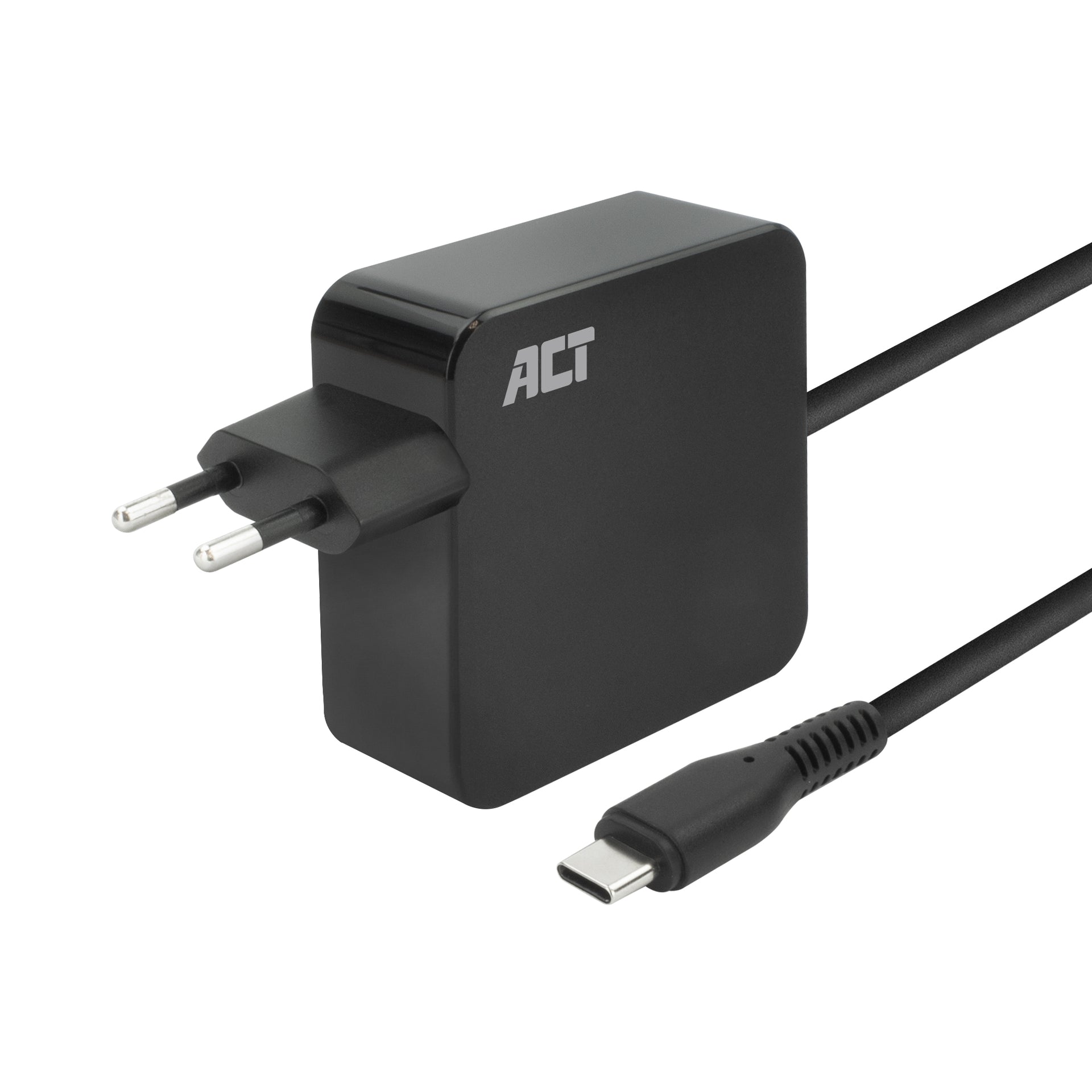 ACT -   USB-C laptoplader 65W met Power Delivery-profielen, 2 meter