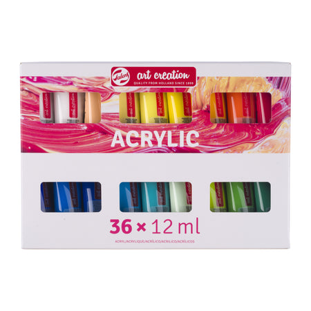 Talens Art Creation - Coffret de création artistique peinture acrylique 36 couleurs
