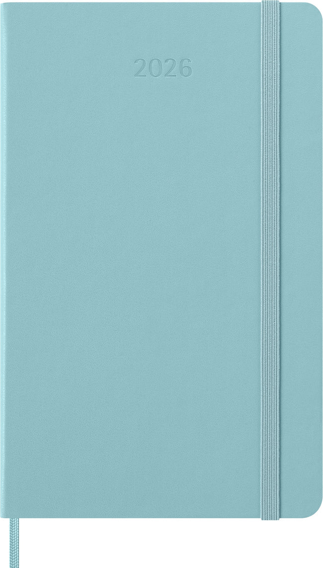 Moleskine - Agenda 2026 12M Agenda Hebdomadaire 7 jours/1 page grand hc aigue-marine