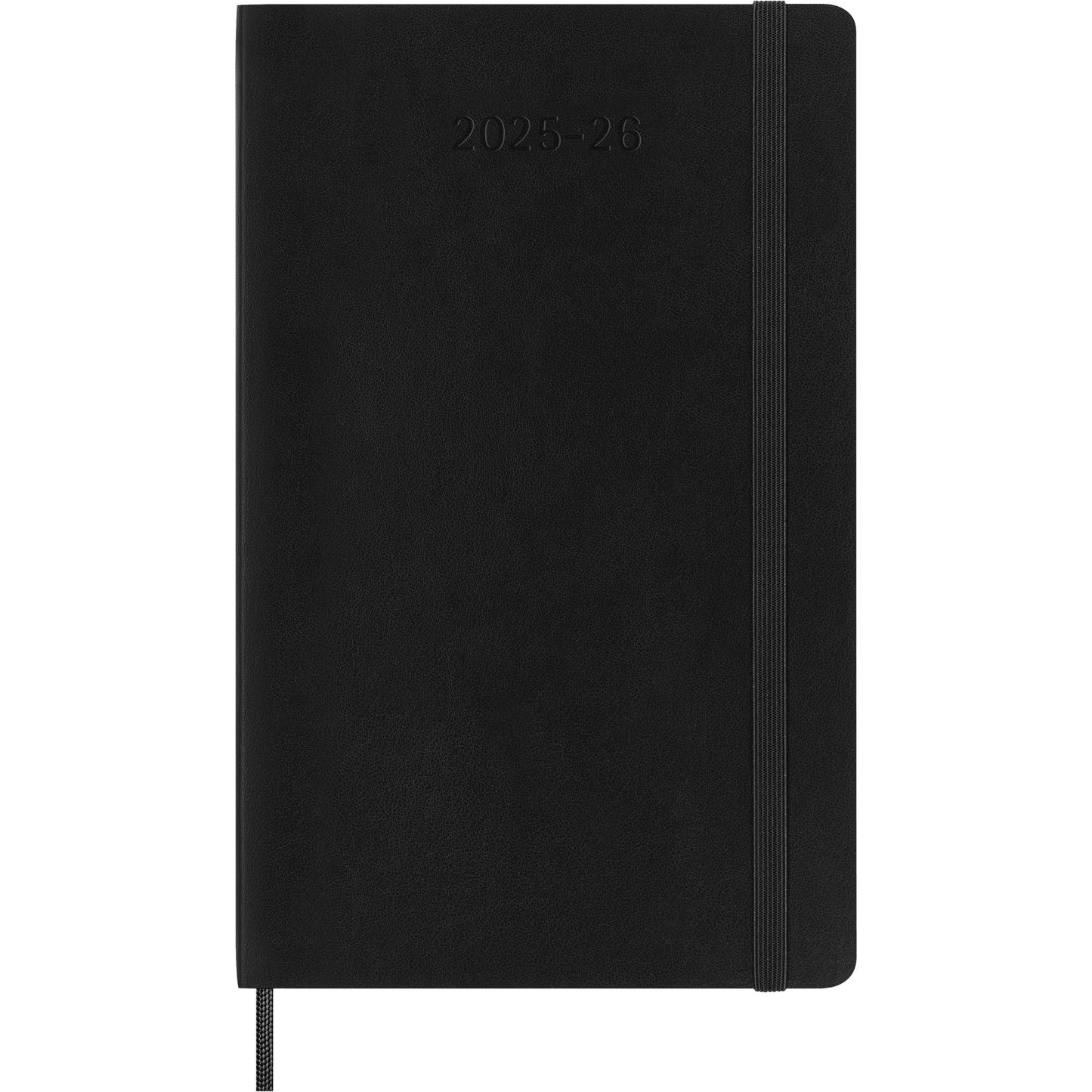 Moleskine - Ag25/26 msk plan semaine 7j/1p l sc noir