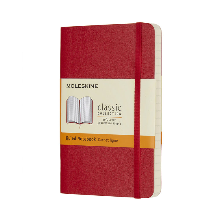 Moleskine - Notizbuch A6 sc rot