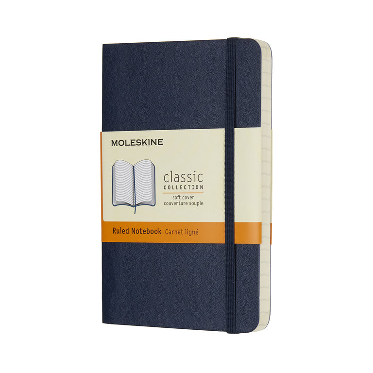 Moleskine -  Notitieboek a6  sc saffier blauw