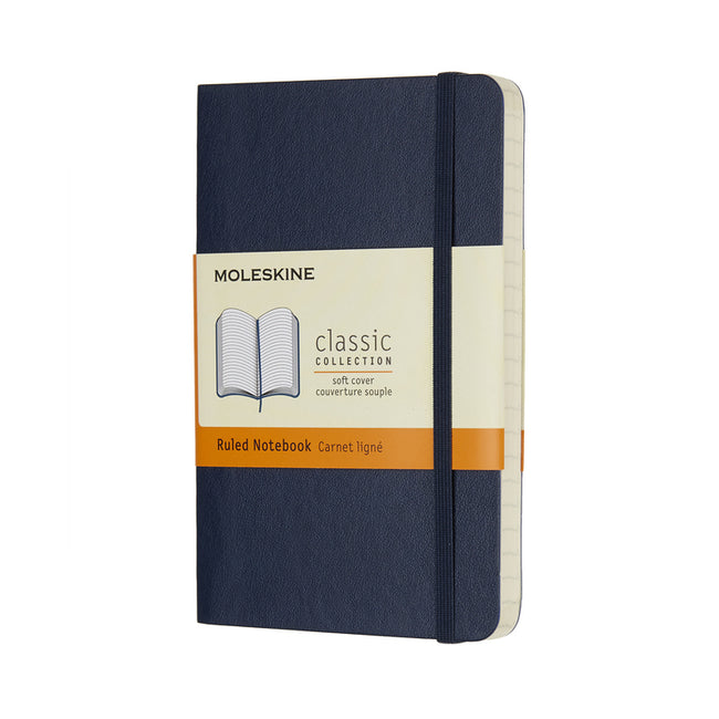 Moleskine -  Notitieboek a6  sc saffier blauw