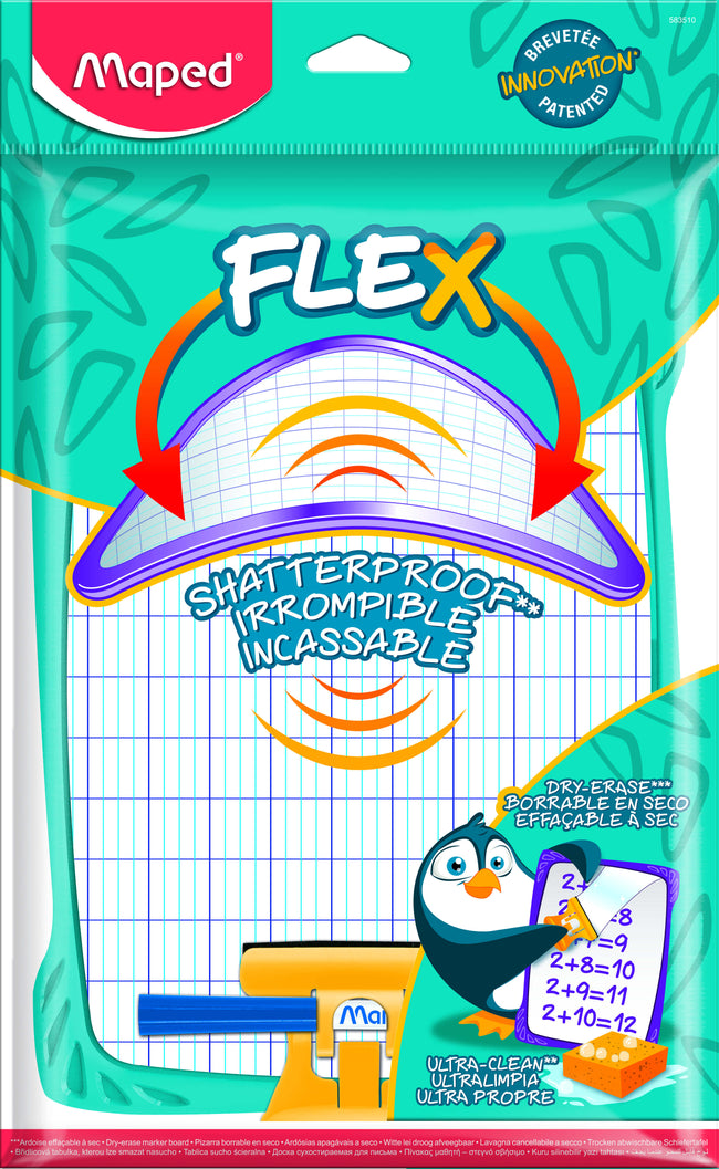 Maped - Tableau blanc flex incassable assorti