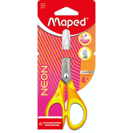 Maped -  Kinderschaar  neon 13cm assorti