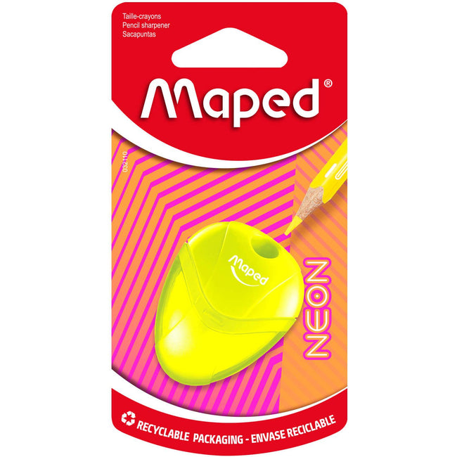 Maped - Taille-crayon néon igloo 1 trou assorti