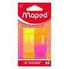Maped - Radiergummi-Neon-Set 2-teilig sortiert