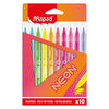 Maped - Set feutres néon 10 couleurs