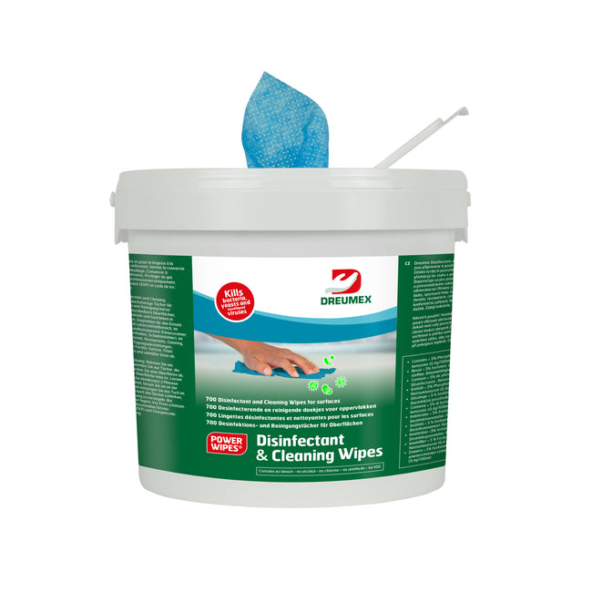 Dreumex - Seau de lingettes désinfectantes 700 pièces bleu