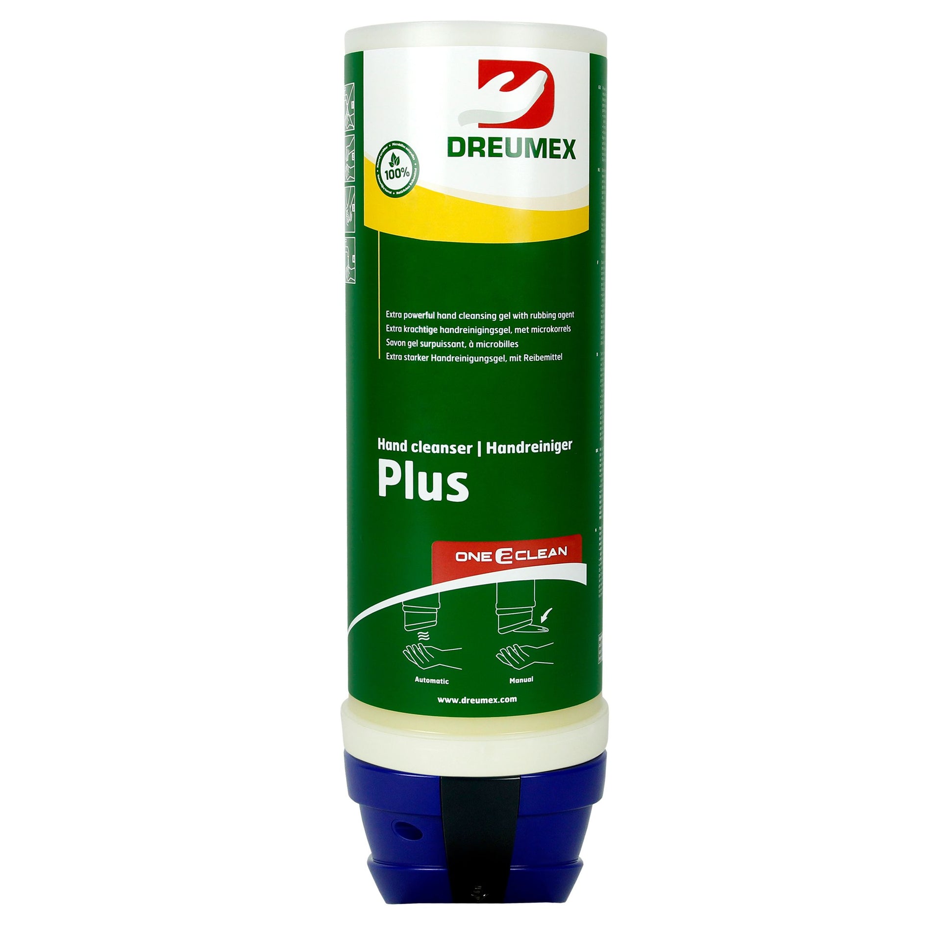 Dreumex -  Handreiniger  plus vulling one2clean 3l | 4 stuks
