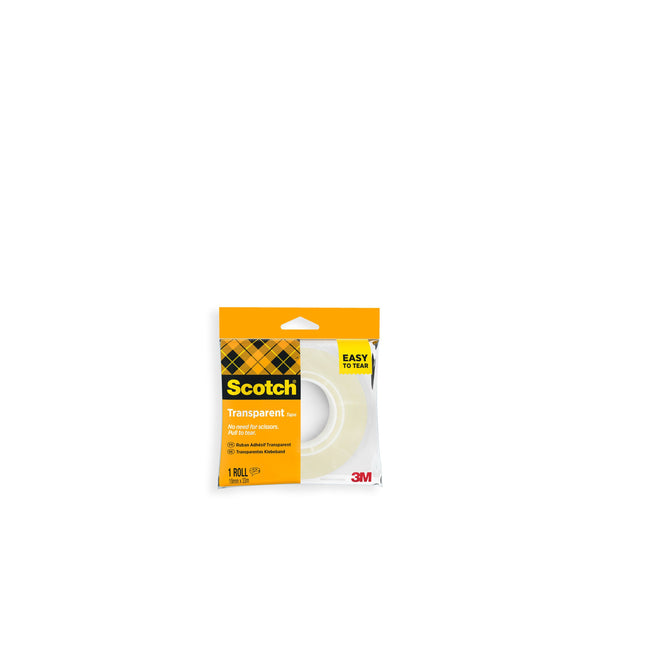 Scotch -  Plakband 508 19mmx33m transparant 1 rol | 8 stuks