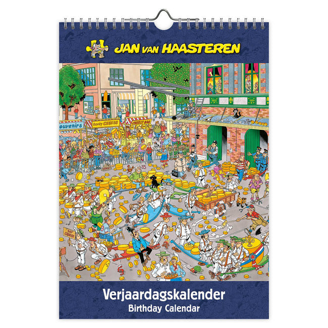 Jan van Haasteren - Calendrier d'anniversaire a4