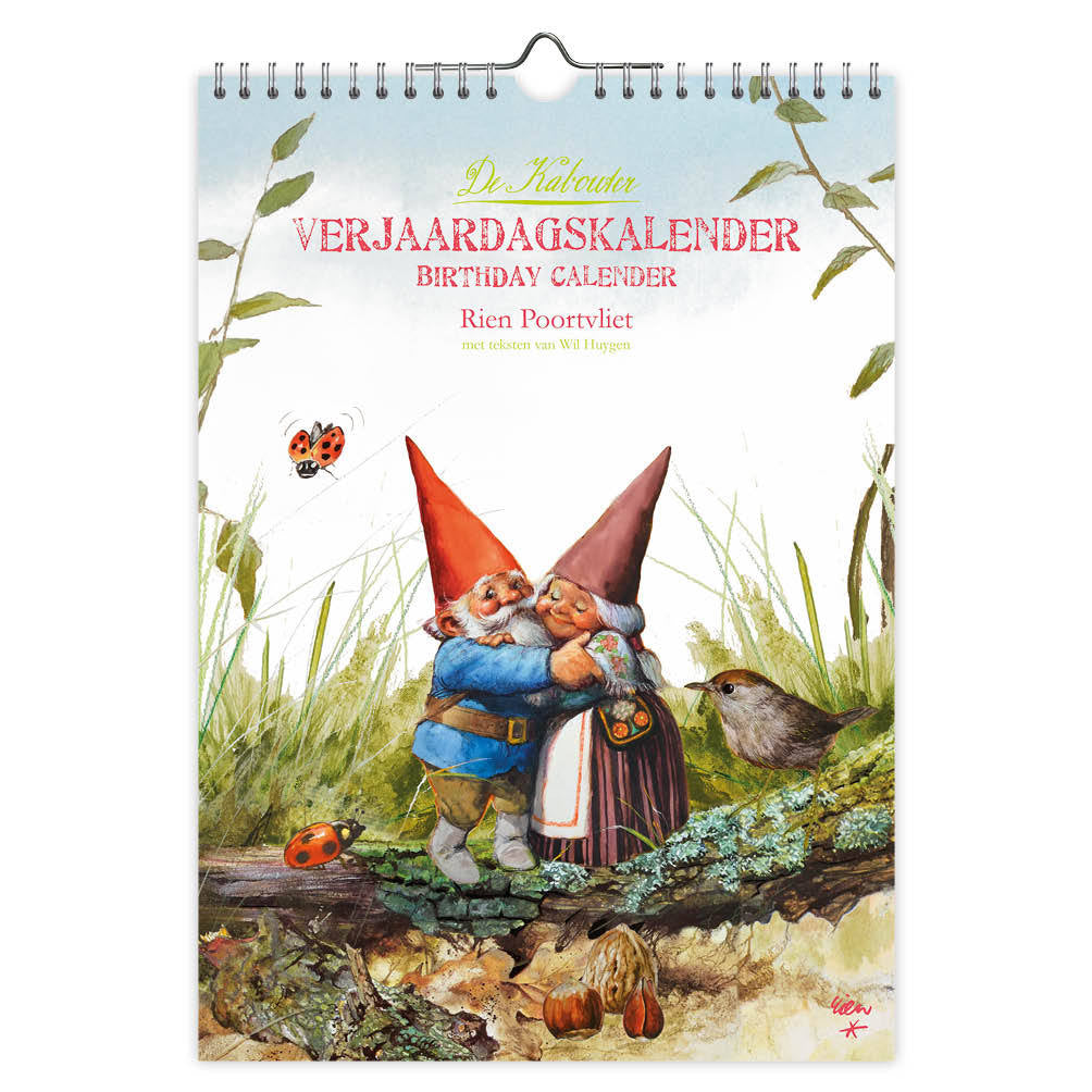 Comello - Calendrier d'anniversaire Rien Poortvliet Gnome A4