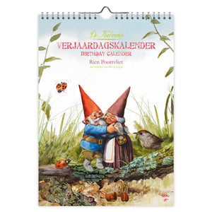 Comello -  Verjaardagskalender rien poortvliet kabouter a4