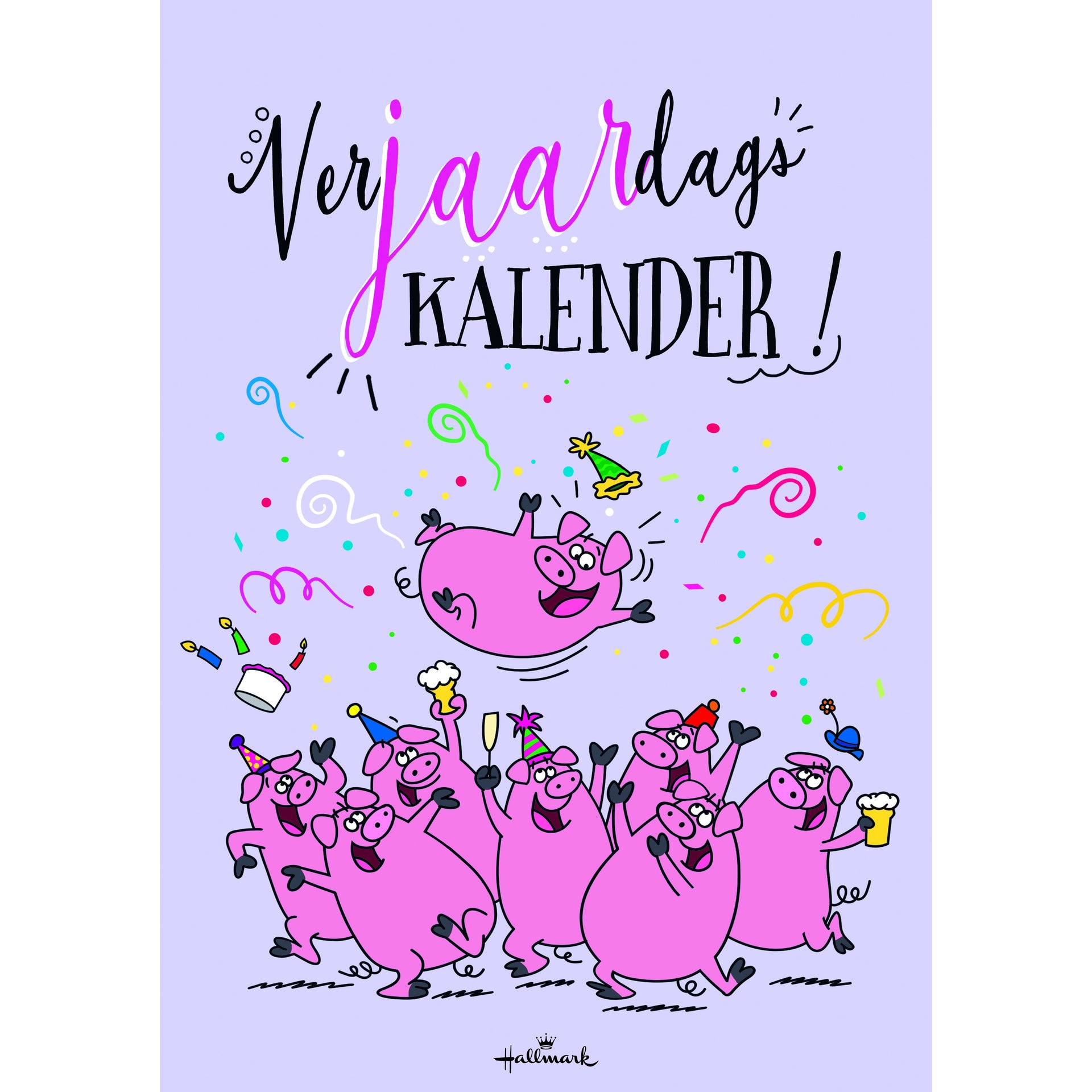 Hallmark - Calendrier d'anniversaire court Leo Immerzeel 21x30