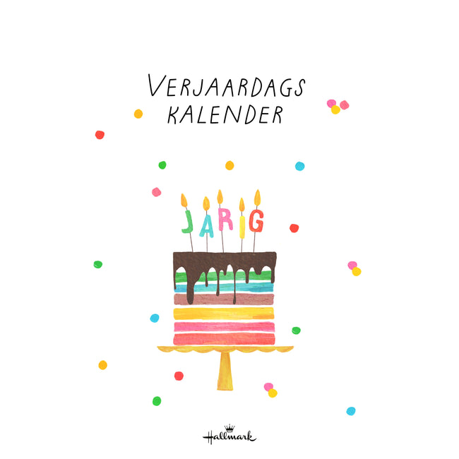 Hallmark - Calendrier d'anniversaire court assez mignon 21x30