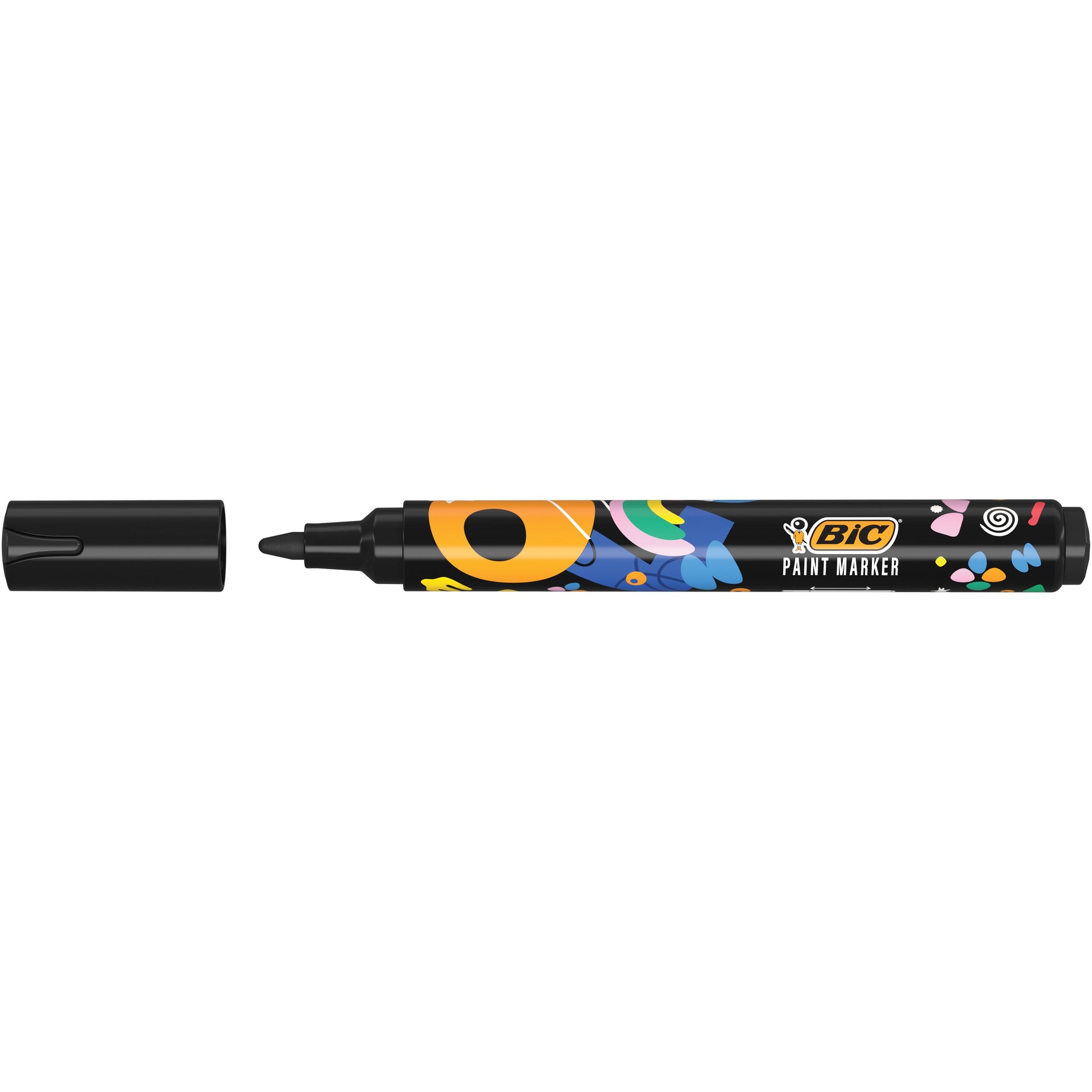 Bic - Marqueur peinture intensité noir | 12 pièces