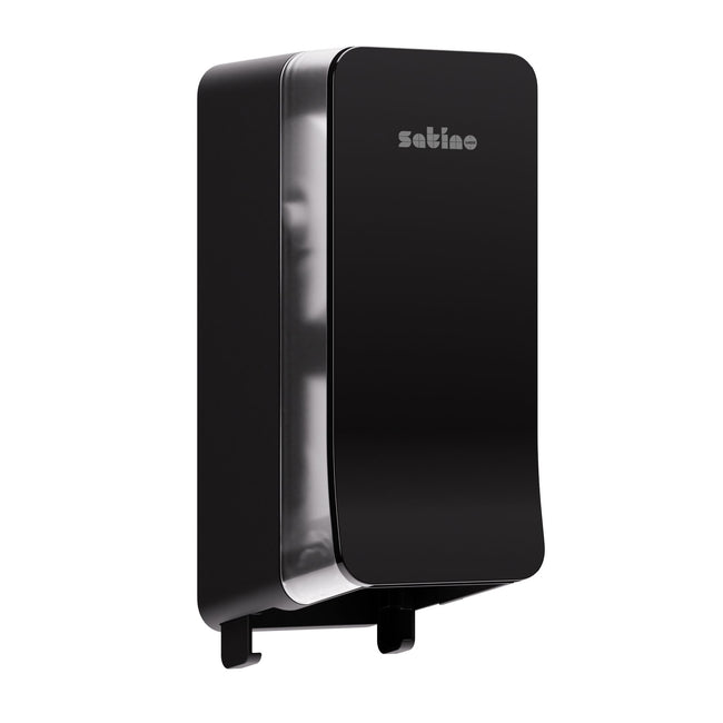 Satino by WEPA - Distributeur de papier toilette satino jt3 système d'hygiène noir
